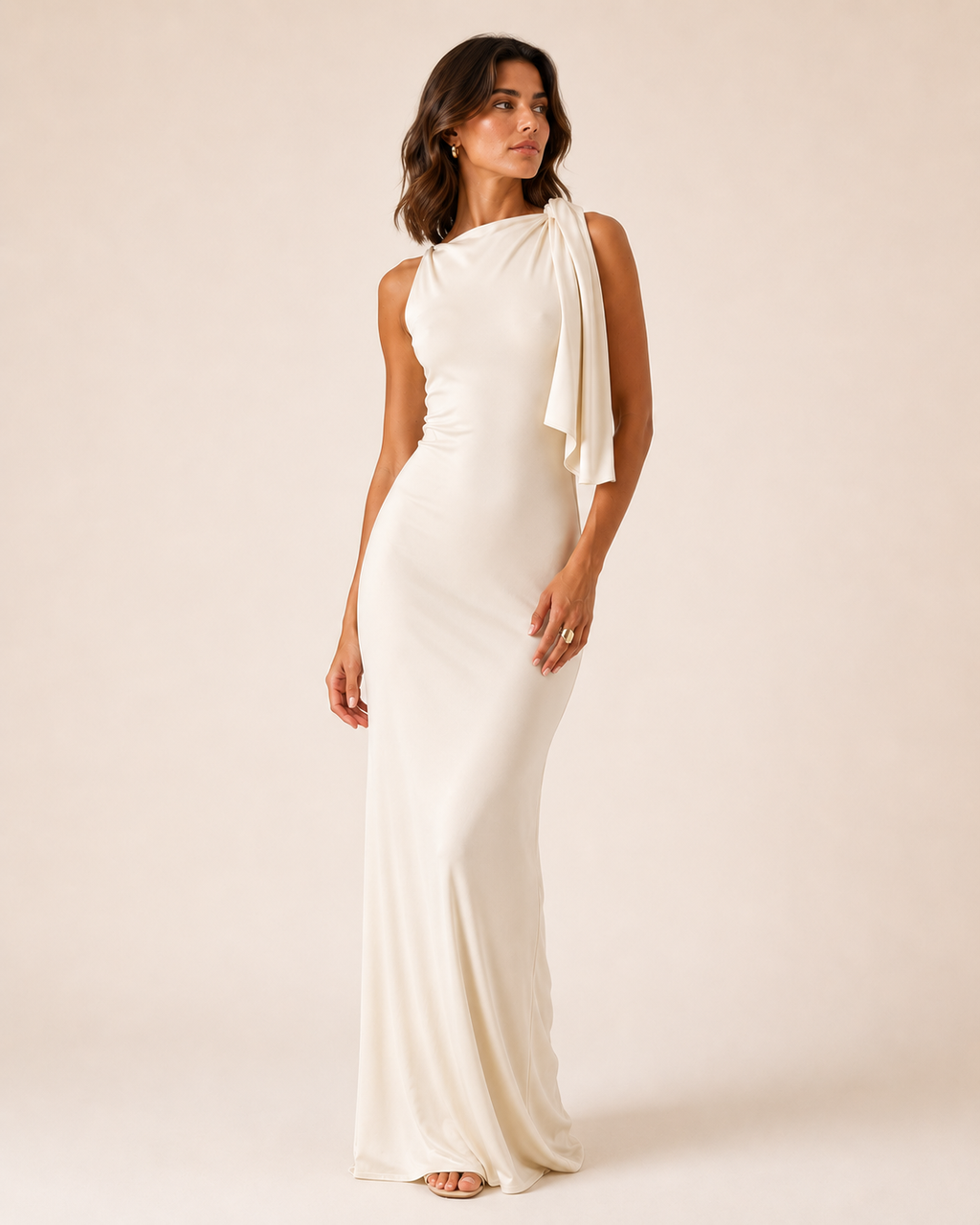 Lychee Glaze | Contour Maxi Dress